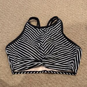 Women’s Kona Sol Black and White bikini Top